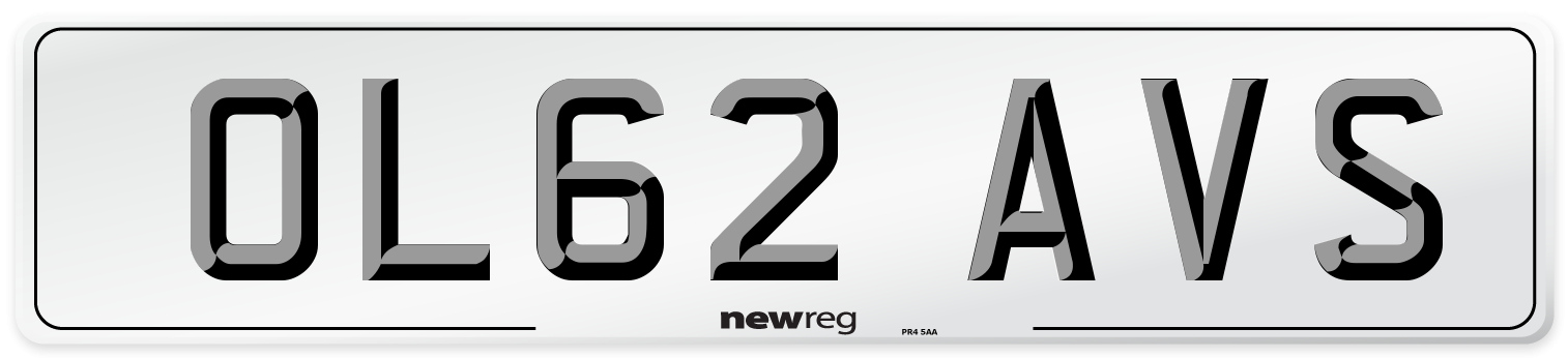 OL62 AVS Number Plate from New Reg